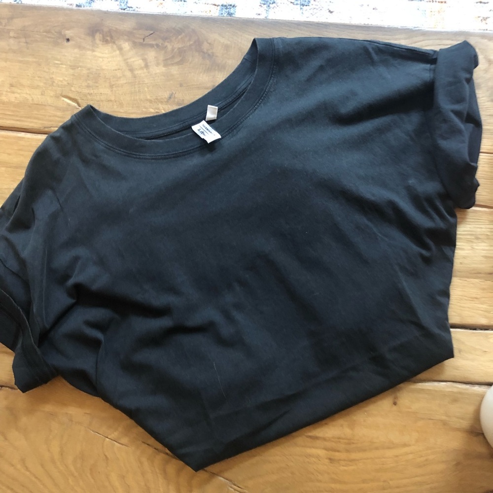&Other Stories Washed Black Oversized Tee